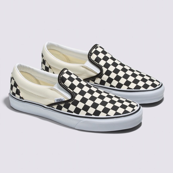 Vans Other - Vans Classic Slip-On sneakers checkerboard black cream